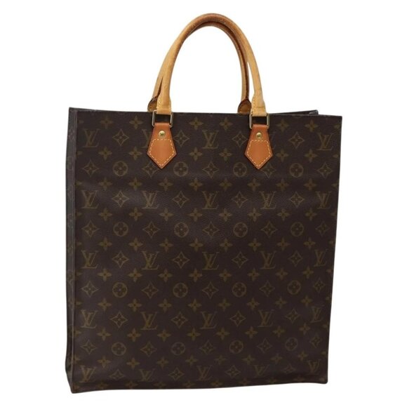 LOUIS VUITTON Monogram Sac Plat Hand Bag M51140 LV Auth 142750 - Picture 2 of 16